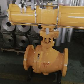 不鏽鋼氣動球閥DN250