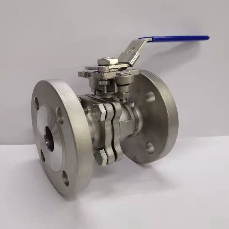  2PC日标法蘭球閥帶ISO5211高平台，JIS法蘭